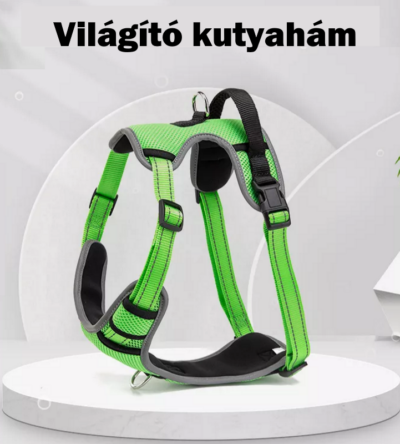 Világító LED-es kutyahám